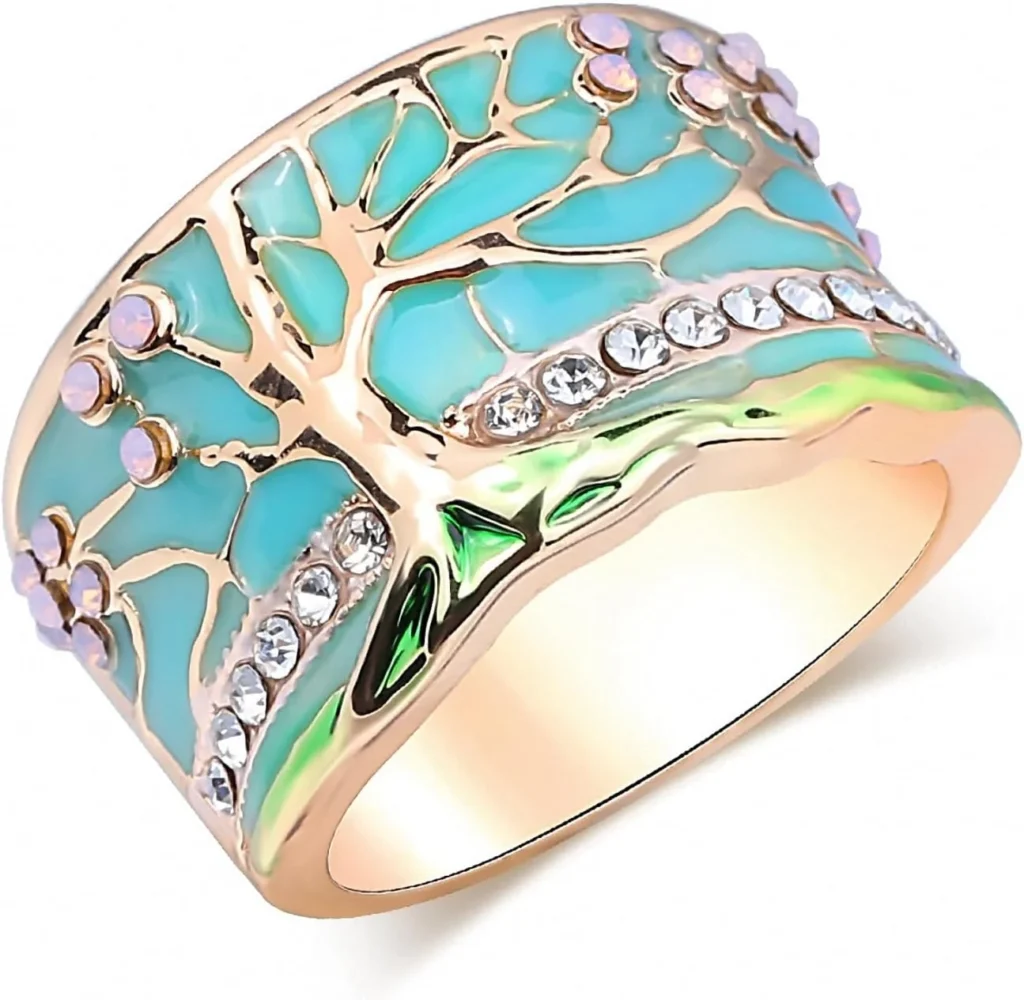 Tree of Life Ring Gold