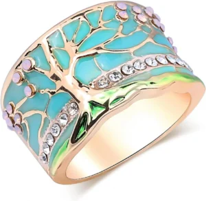 Tree of Life Ring Gold