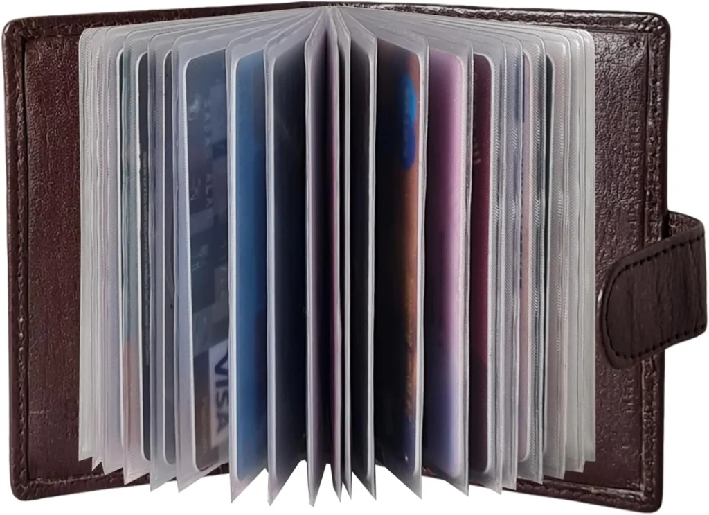 Minimalist Slim RFID Blocking Cardholder with 24 Slots