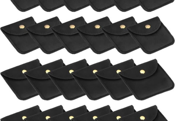 Velvet Jewelry Pouches, 24