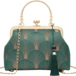 YeBon Chinese Crane Embroidered Shoulder Bag