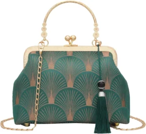 YeBon Chinese Crane Embroidered Shoulder Bag