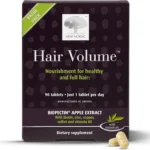New Nordic Hair Volume 90 Tablets - Clinically Proven Growth Vitamins - Biotin, Zinc & Apple - for Women & Men