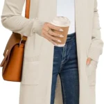 GRACE KARIN Women's 2025 Trendy Long Cardigans Sweater Lightweight Open Front Long Sleeve Maxi Duster Coats with Pockets