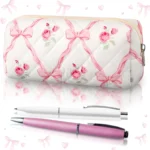Sherr Coquette Pink Bow Pencil Case