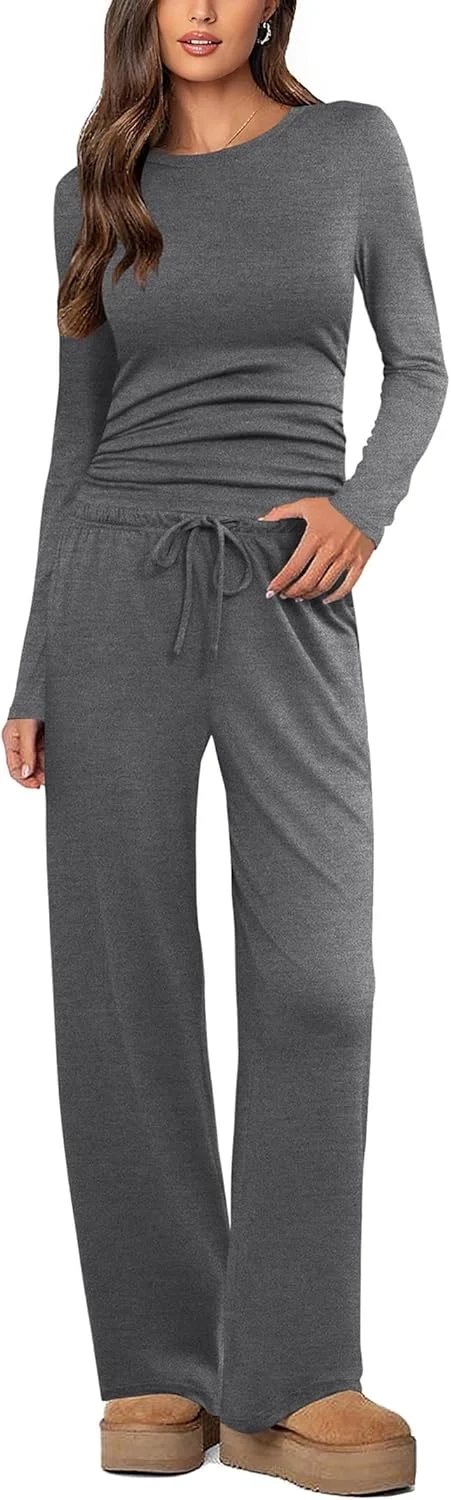 Ekouaer Women's Lounge Wear Set