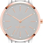 NINE WEST Women's Crystal Accented Bracelet Watch