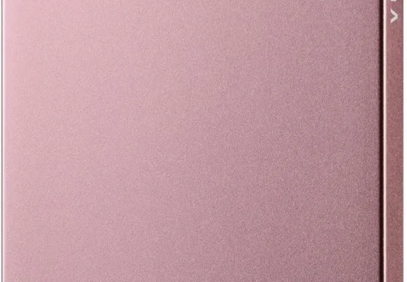 VULKIT Metal Card Holder for Women Credit Card Holders RFID Blocking Pop Up Card Wallet Slim Women's Wallet for 6-8 Cards, Rose Gold