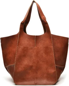 NICOLE & DORIS Large Tote Bags for Women Hobo and Shoulder Bags Soft Leather Vintage Oversized Shopping Bag Lightweight Work Bag Large Capacity Handbags