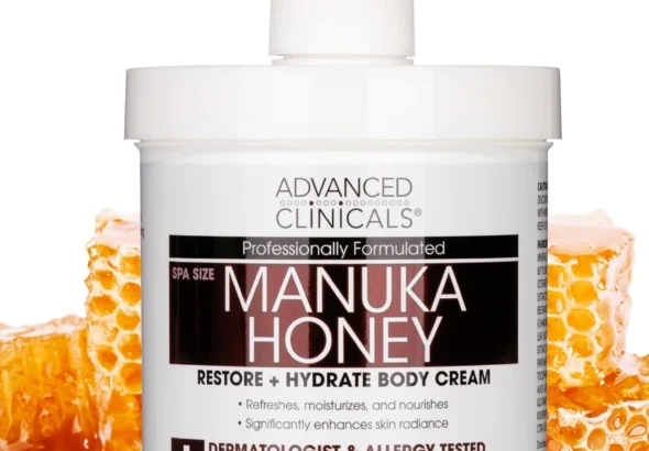 Manuka Honey Cream Face & Body Moisturizer for Dry Skin