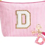 Personalized Makeup Bag and Keychain Gift