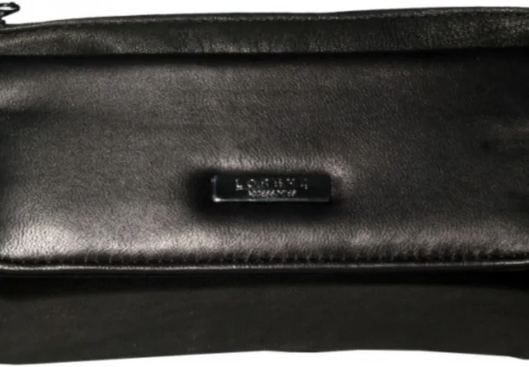 Lorenz Womens Ladies Black Soft Leather Slim Purse W13/1221L by Classyshades