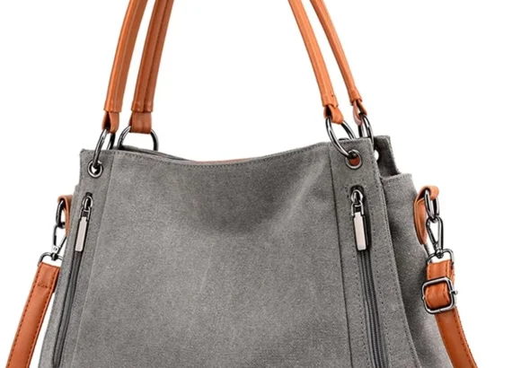 Canvas Shoulder Bag for Women Large Tote Hobo Handbag