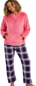 Indigo Sky Women's Lizzie Fleece Pyjama Set