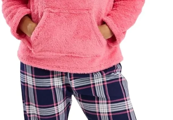 Indigo Sky Women's Lizzie Fleece Pyjama Set