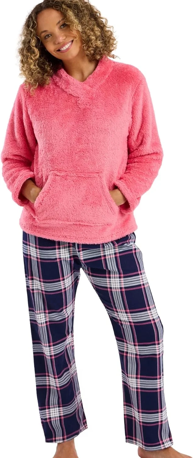 Indigo Sky Women's Lizzie Fleece Pyjama Set