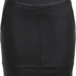 ONLY Women's Onlbase Faux Leather Skirt OTW Noos Skirt