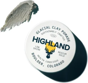 Highland Ice Clay Hair Ointment - Award Winning Hair Styling Clay For Men And Women Made With 100% Natural And Organic Ingredients That Promote Cab Health