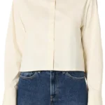 Amazon Essentials Women's Oversized Poplin Button