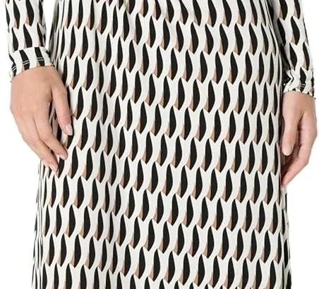 Amazon Essentials Women's (Demi's Pick) Fit and Flare Long-Sleeved Short Maxi Dress