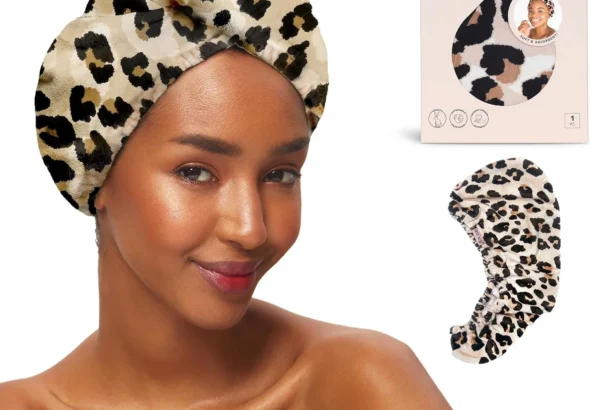 Microfiber Hair Towel Wrap for Women - Absorbent Anti