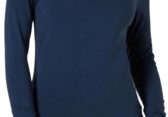 Amazon Essentials Women's Regular-Fit Long-Sleeve Crewneck T