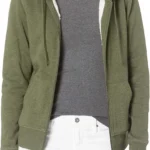 Amazon Essentials Women's Sherpa-Lined Fleece Full-Zip Hooded Jacket (Available in Plus Sizes)