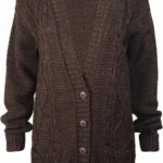 Women's Chunky Knit Cable Cardigan