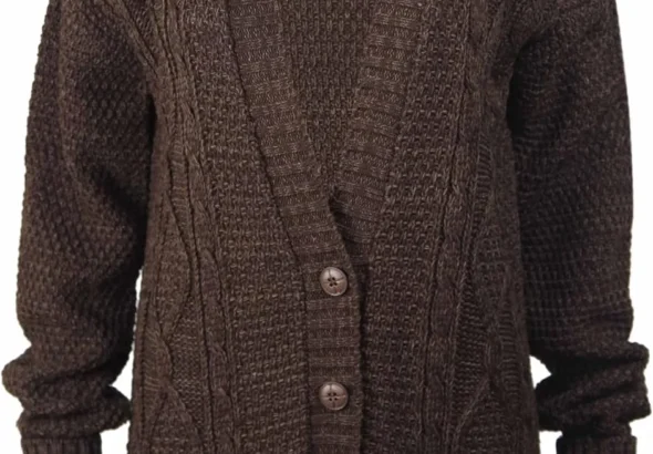 Women's Chunky Knit Cable Cardigan