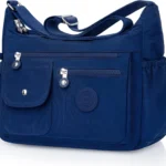 Womens Shoulder Bag Multi Pockets Crossbody Bags for Women Travel Handbag with Adjustable Shoulder Strap Nylon Cross Body Bag Waterproof Messenger Bag for Shopping Hiking Travel