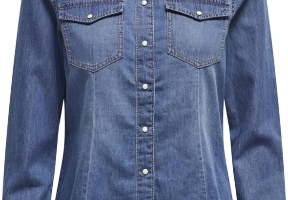 Women's Onlalexa Long Sleeve DNM Shirt Blouse