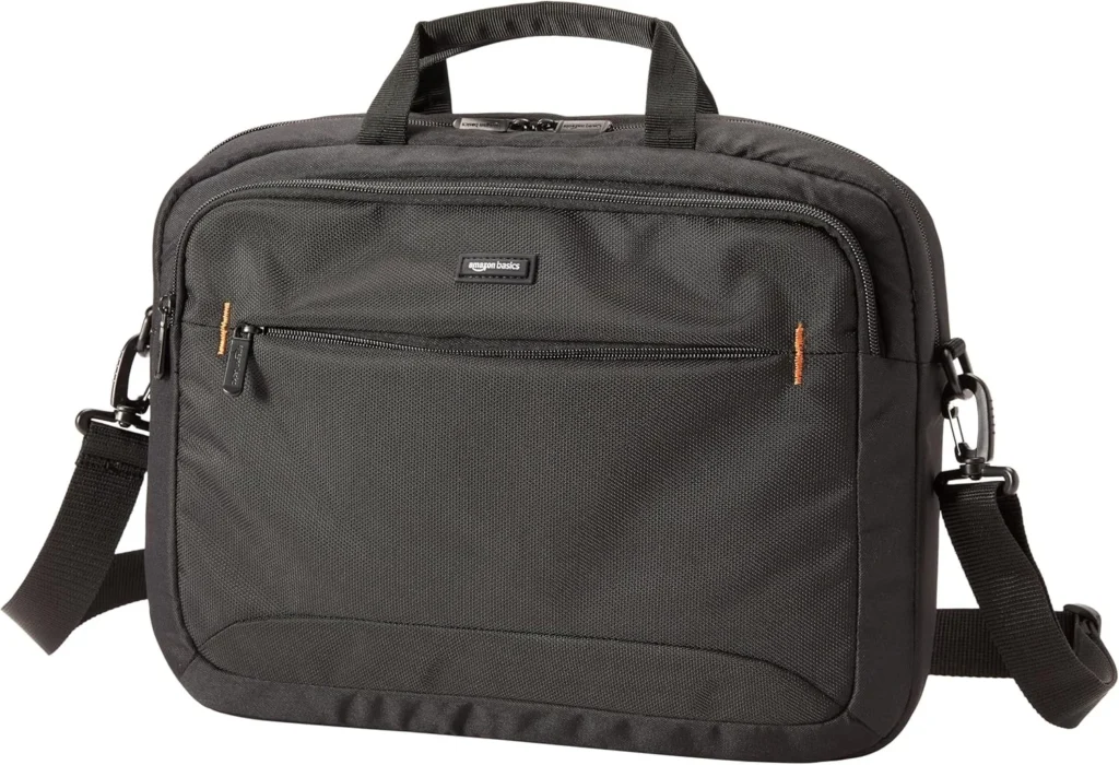 Amazon Basics Laptop Shoulder Bag with Padded Strap