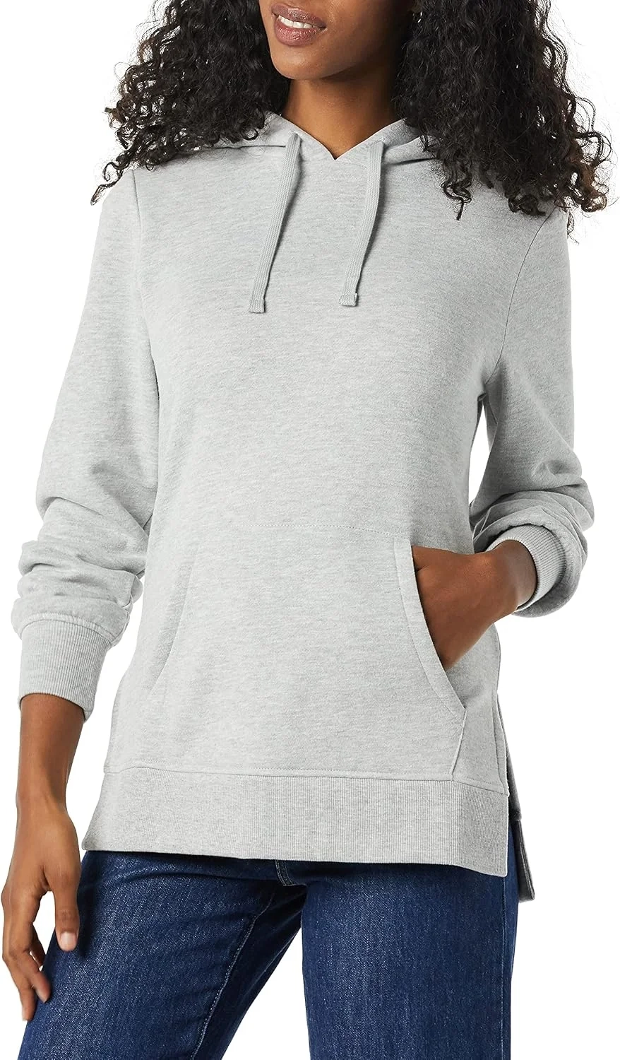 Women's Fleece Hooded Tunic Sweatshirt