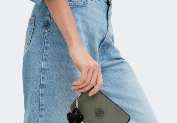 Kipling CREATIVITY S Small Crossbody Bag in Green Moss