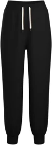 BOSS Women's CP Stripe_Pants Cuff Loungewear, Black1, L