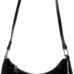 Patent Leather Evening Purse Shiny Clutch MINI Hobos Armpit Shoulder Bag