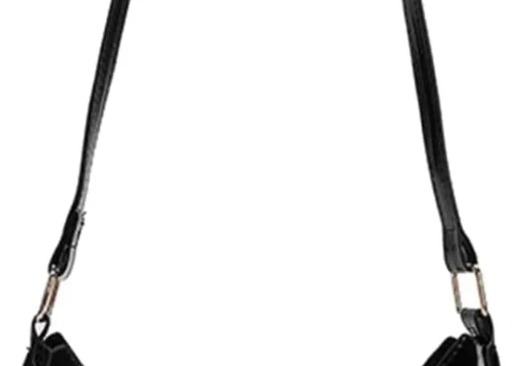 Patent Leather Evening Purse Shiny Clutch MINI Hobos Armpit Shoulder Bag