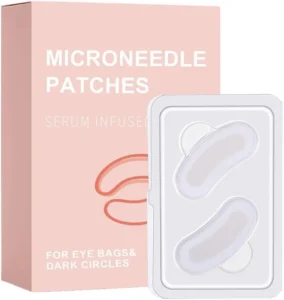 Microneedle Eye Patches, Under Eye, Hydrating Brightening Care Tapes, Firming Skin For Women Makeup Users Parties Date Nights Travel, Moisturizing Anti Puffiness Dark Circle Pads