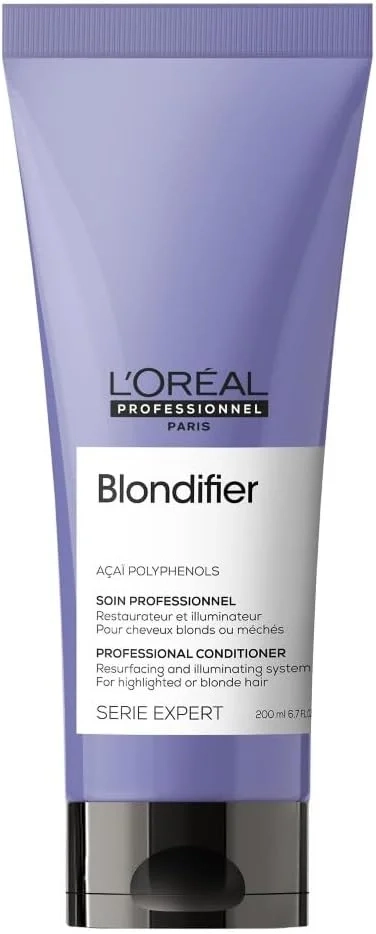 LOral Professionnel Conditioner, For Highlighted or Blonde Hair, Serie Expert Blondifier