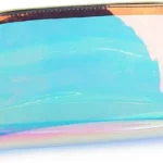 Holographic Makeup Bag Iridescent Cosmetic Bag Hologram Clutch Large Toiletries Pouch Travel Storage Pouch Toiletry Organizer Handy Bag Wristlets Women Evening Bag(s)