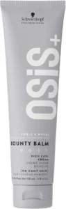 Schwarzkopf Professional OSiS Bounty Balm Curl Cream Enhances Curls And Waves Reducing Frizz Taming Flyaways Shine Softness Strong Definition Non Crunchy Texture Lightweight Volume 150 ml