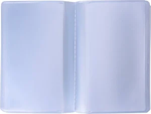 Shappy 2 Pieces Plastic Wallet Insert Credit Card Holder with 10 Page 20 Slots and 10 Page 10 Slots, 9.5 x 6.5 cm, Transparent