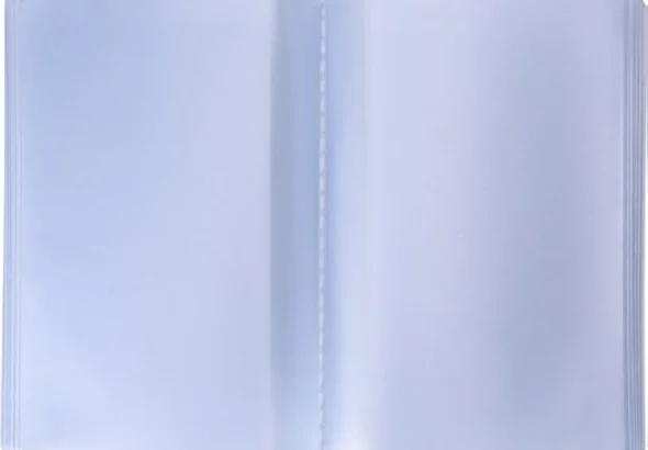 Shappy 2 Pieces Plastic Wallet Insert Credit Card Holder with 10 Page 20 Slots and 10 Page 10 Slots, 9.5 x 6.5 cm, Transparent