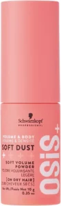 Schwarzkopf Professional OSiS Soft Dust Hair Volume Powder For Hair Styling Non Gritty Volume Subtle Wavy Texture Pliable Movement Soft Hair Grip Light Hold 10 g