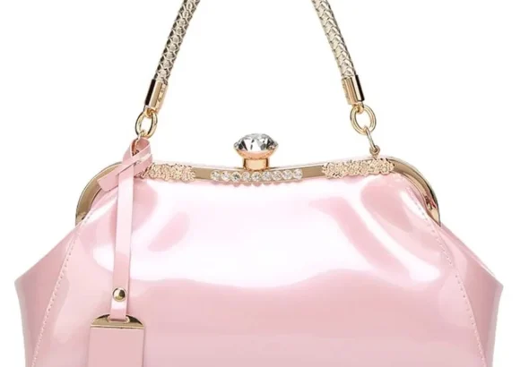 NICOLE & DORIS Handbags for Woman Patent leather Glossy Shell Clutches Evening Bags fashionable for Party