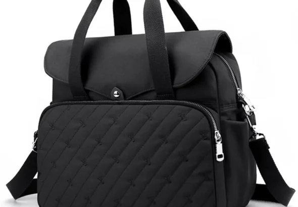 NICOLE & DORIS Casual Shoulder Bag Women's Large Capacity Handbag Lightweight Nylon Backpack Multifunctional Tote Bag for Shopping Work Travel