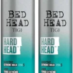 Bed Head by TIGI Hard Head Hairspray Multipack  2-Pack Extra Strong Hold Hair Spray for Women and Men, Professional Salon Styling, Long-Lasting Control with Natural Shine Finish, Frizz Control