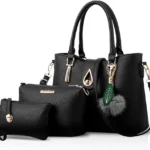 NICOLE&DORIS Fashion 3 PCS Bag Handbag Shoulder Women Bag Crossbody Totes Messenger Soft PU Leather