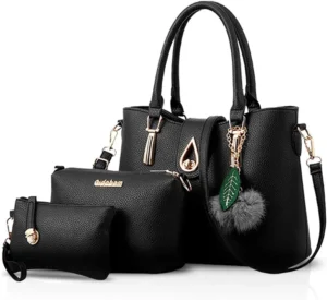 NICOLE&DORIS Fashion 3 PCS Bag Handbag Shoulder Women Bag Crossbody Totes Messenger Soft PU Leather