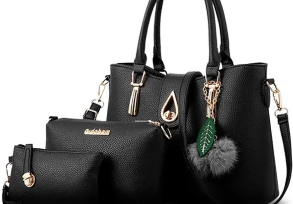 NICOLE&DORIS Fashion 3 PCS Bag Handbag Shoulder Women Bag Crossbody Totes Messenger Soft PU Leather